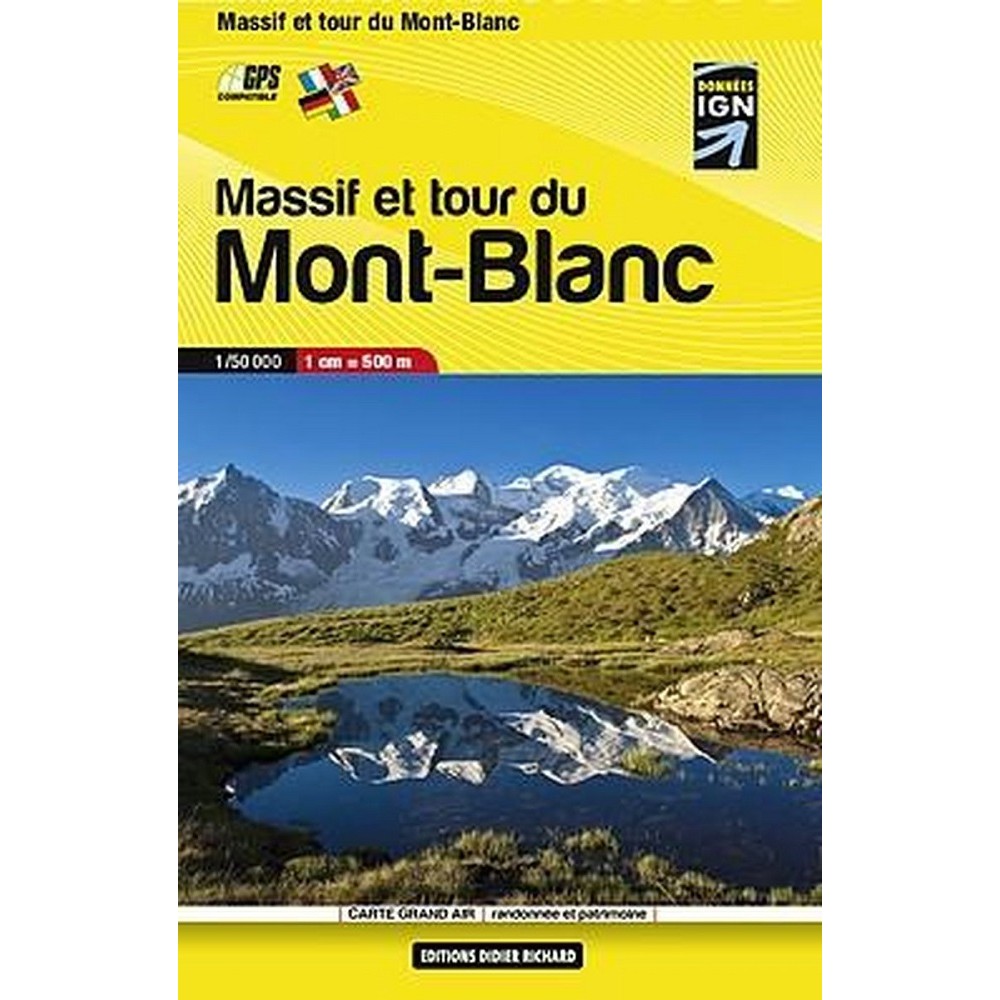 Tour du Mont Blanc 1:50 000